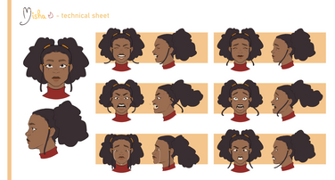 2 face base, 7 different expressions- 119€